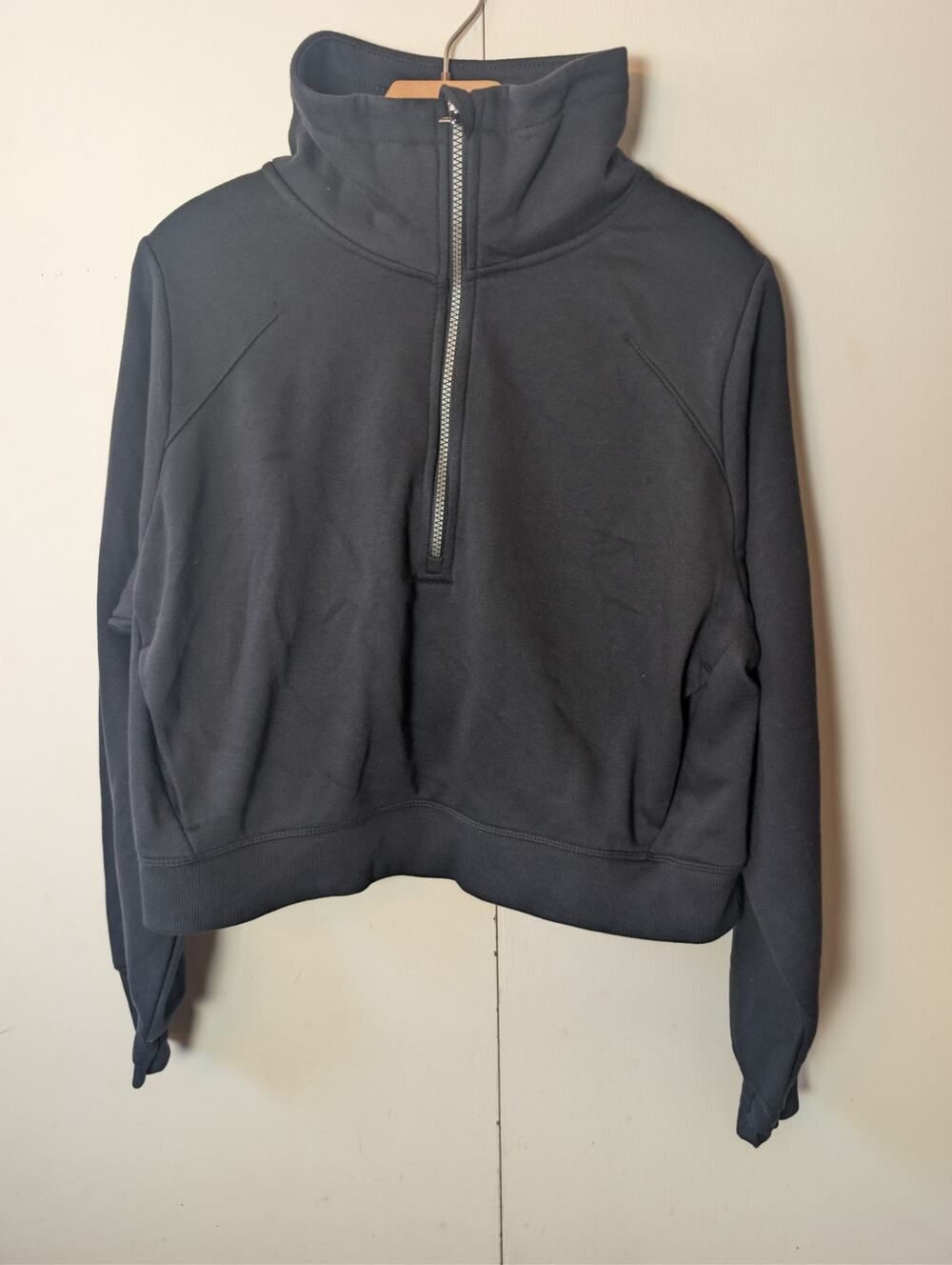 All In Motion Black Half Zip Jacket Large